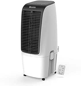 Olimpia Splendid 99355 Péler 20 Climatizador Enfriador de Aire evaporativo con Tanque Amplio de 20 litros para una Larga autonomía, 4 Velocidades, Blanco